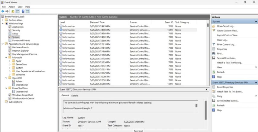 Cara Membaca dan Menganalisis Log File Pada Windows Event Viewer!